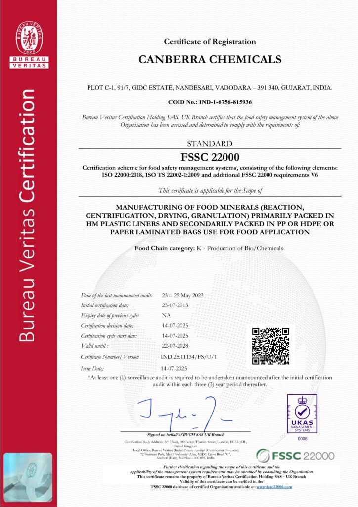 FSSC 22000 Certification